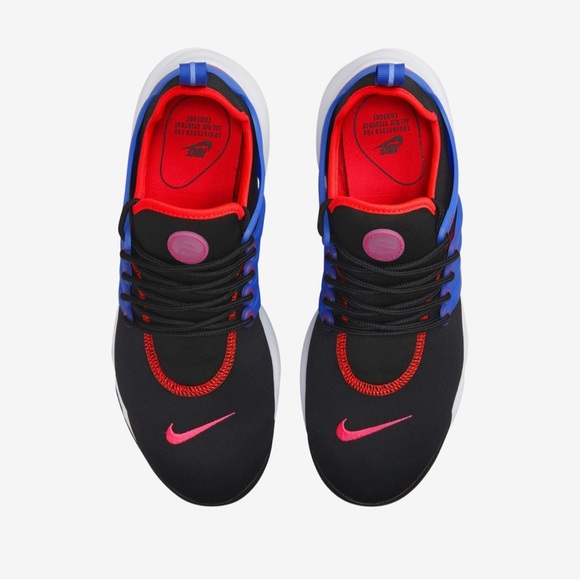 Nike Air Presto Sneaker Shoes Black Hyper Pink Blue Women’s Size 10 - Picture 6 of 12